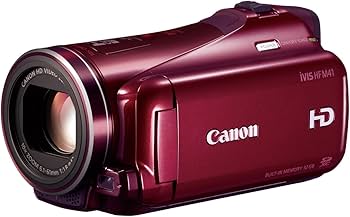 Amazon | Canon デジタルビデオカメラ iVIS HF M41 レッド IVISHFM41RD