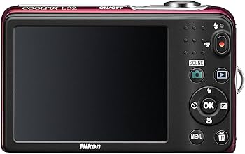 Amazon | Nikon デジタルカメラ COOLPIX L32 レッド 光学5倍ズーム