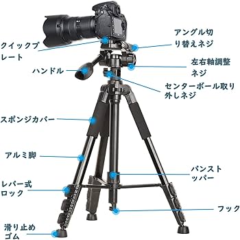 Amazon | Say good カメラ三脚 三脚俯瞰撮影 中心軸横断 360度回転可能