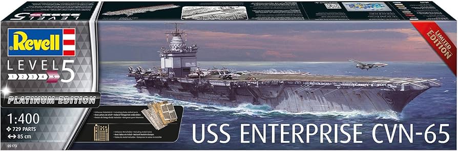 Amazon | ドイツレベル 1/400 アメリカ海軍 USS エンタープライズ CVN
