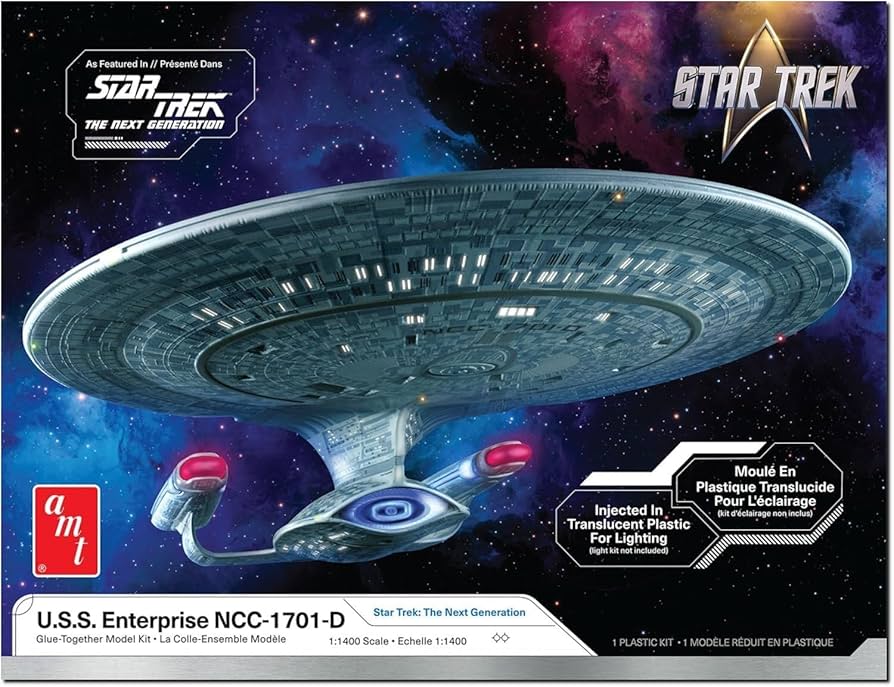 Amazon.com: AMT Star Trek Model Kit (The Next Generation U.S.S.