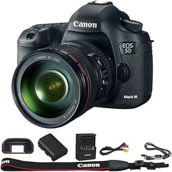 Amazon.com : Canon EOS 5D Mark III 22.3 MP Full Frame CMOS Digital