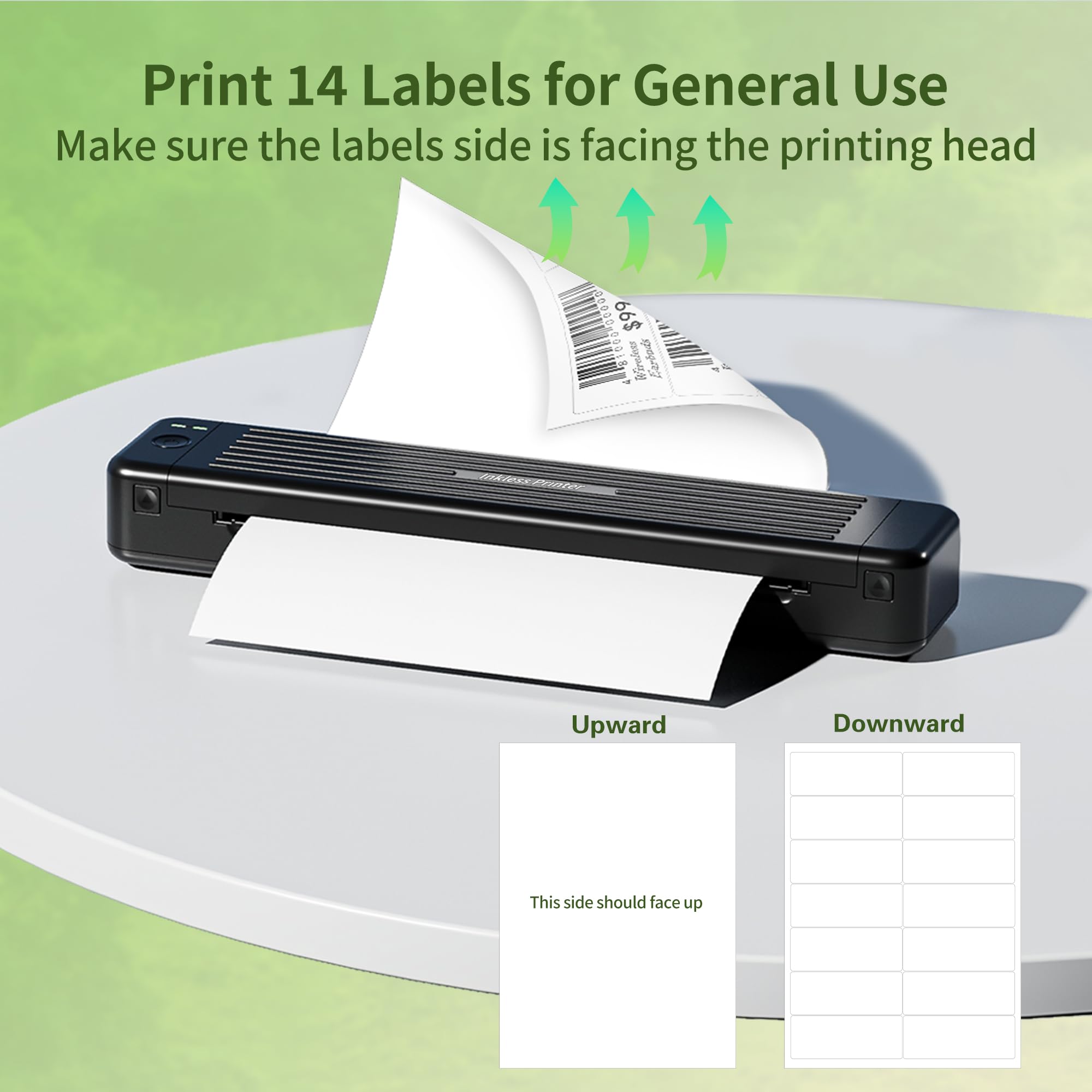 Amazon | Itari 1400ステッカー-99.1 mmx 38.1 mmステッカー100枚