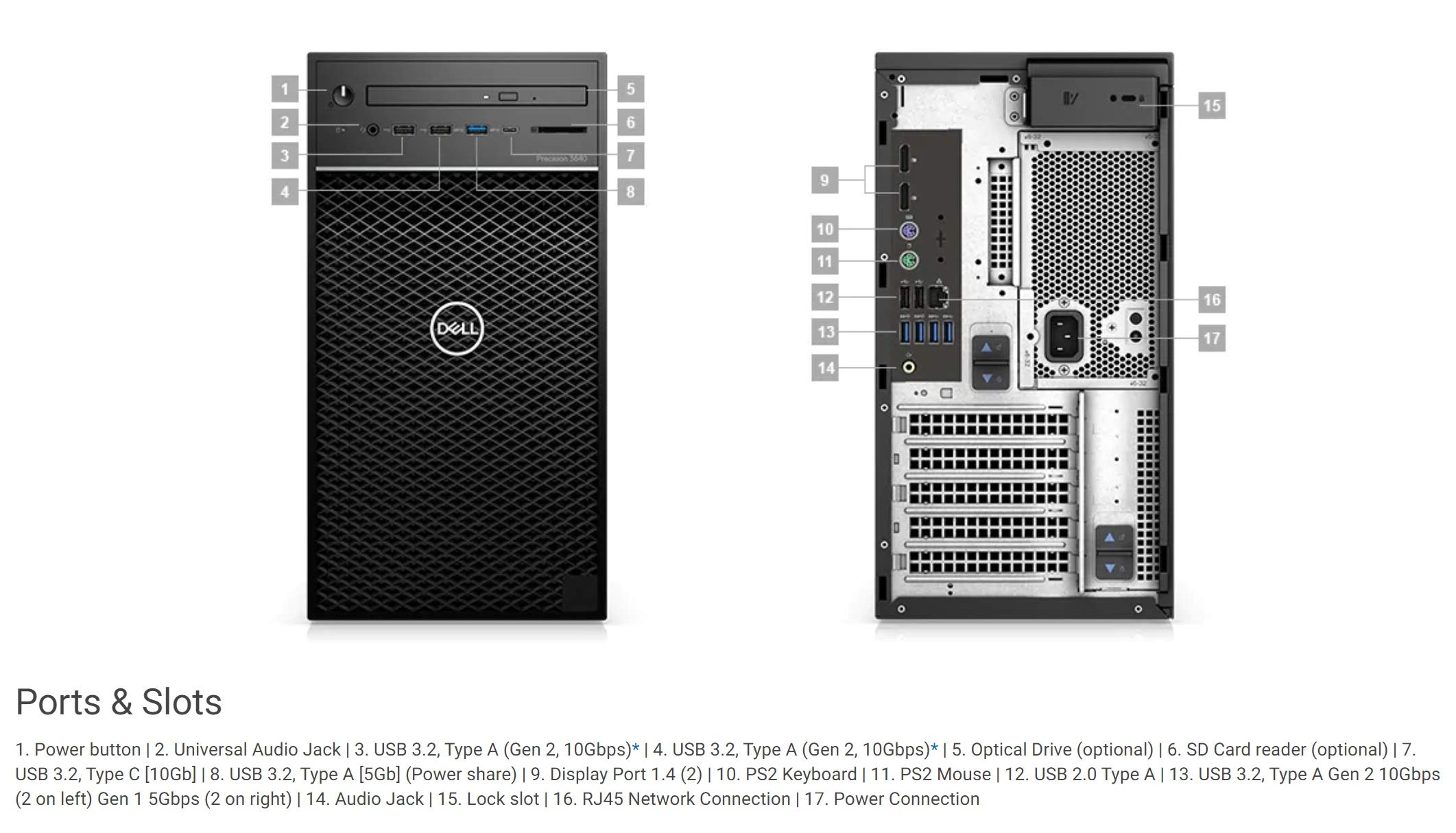 Amazon.com: Dell Precision 3000 3640 Workstation - Core i7 i7
