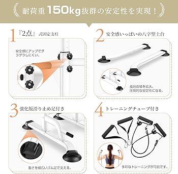 Amazon.co.jp: TORENA ぶら下がり健康器 懸垂マシン 耐荷重150KG