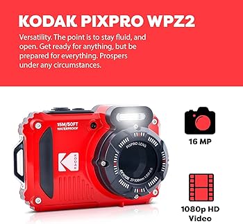 Amazon.com : KODAK PIXPRO WPZ2 Rugged Waterproof Digital Camera