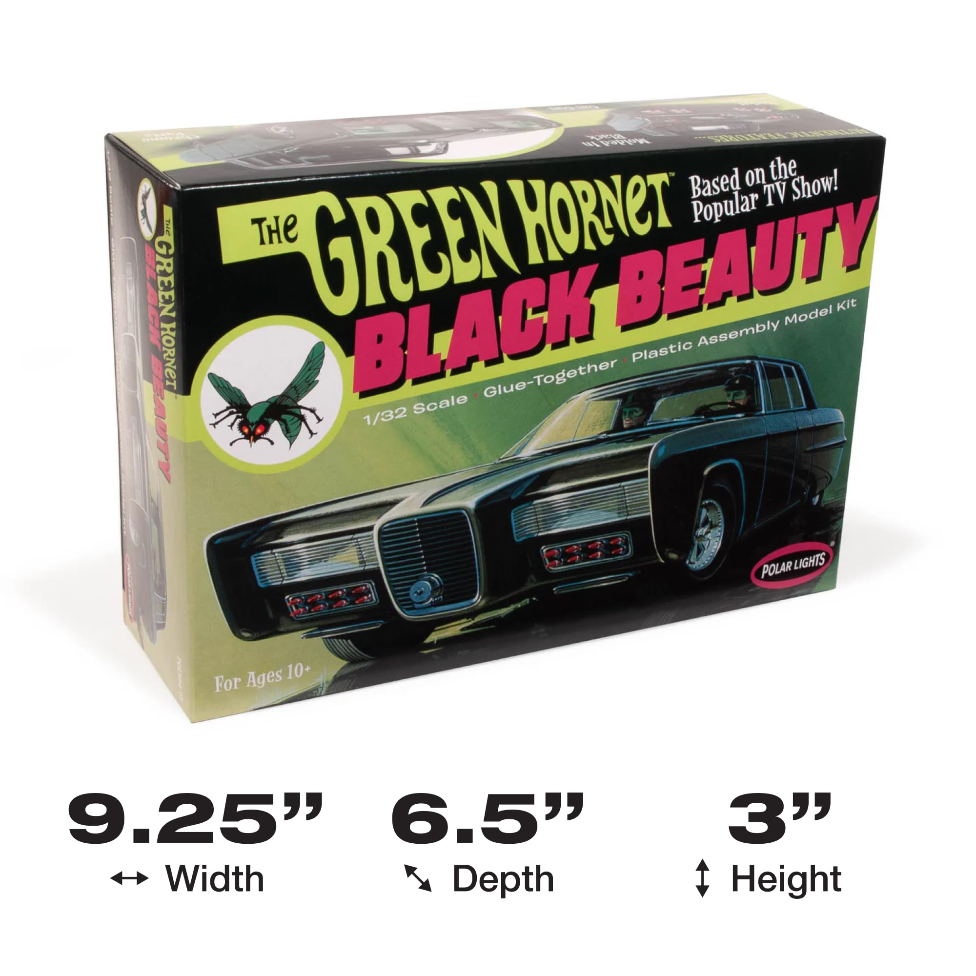 Amazon.com: Polar Lights Green Hornet Black Beauty 1:32 Scale