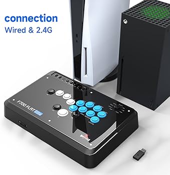 Amazon.com: MAYFLASH F700 FLAT Elite Wireless Arcade Stick