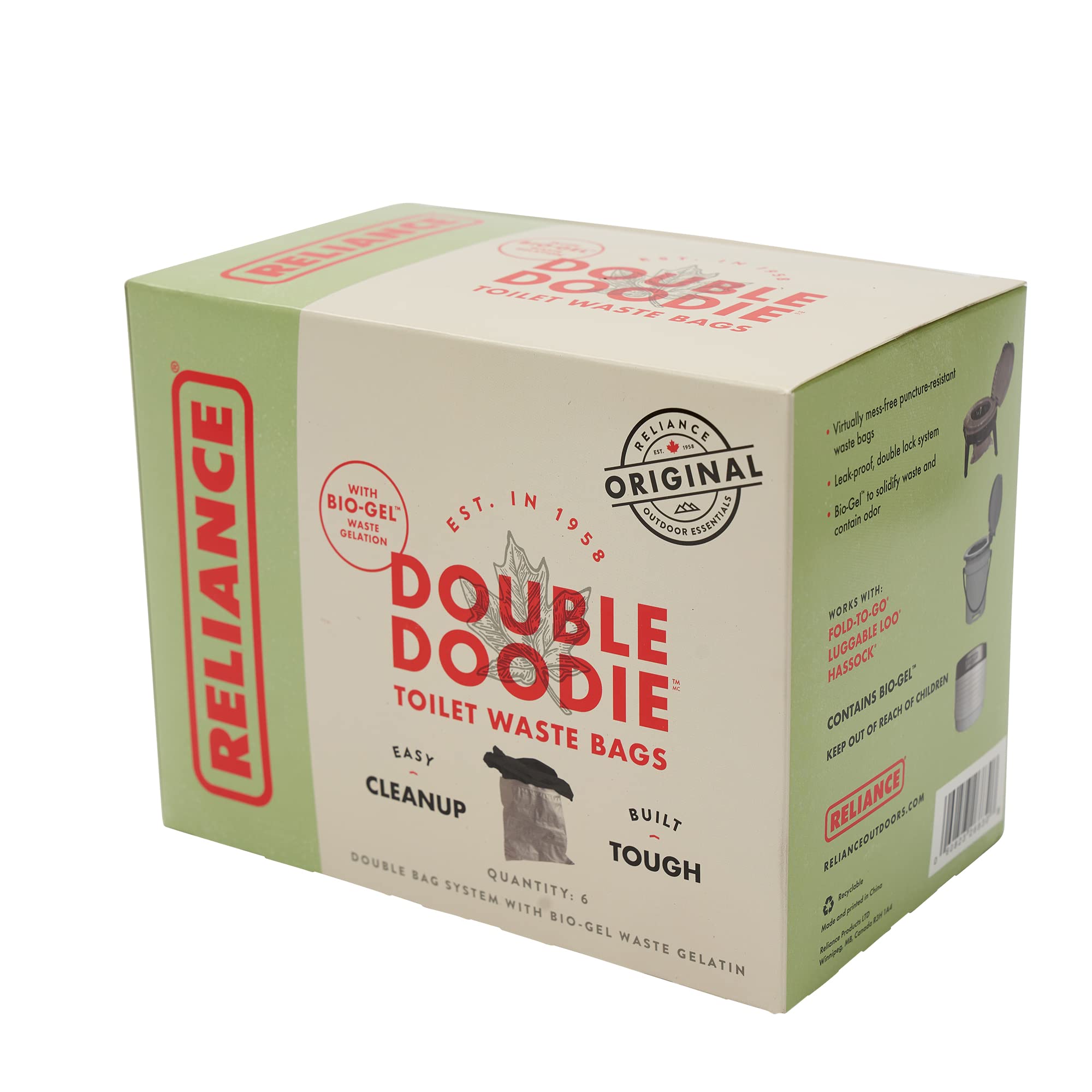 Amazon.com: Reliance Products 2683-03 Double Doodie Toilet Waste