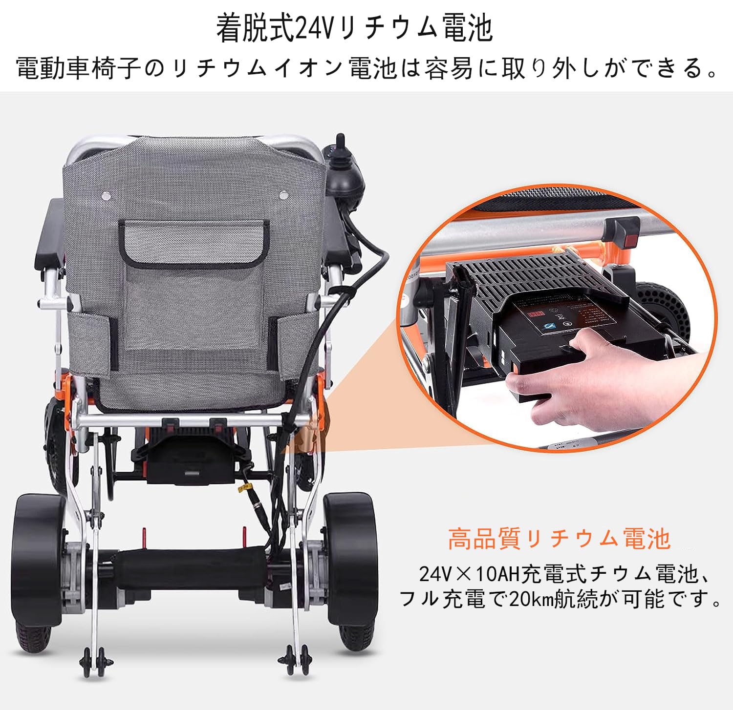 Amazon | LangTu 電動車椅子 全自動車椅子 電動ミニカー 折り畳み 軽量