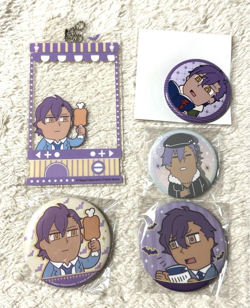 Amazon.co.jp: あんスタ 乙狩 アドニス ぶくスタ 缶バ 缶バッジ 中国