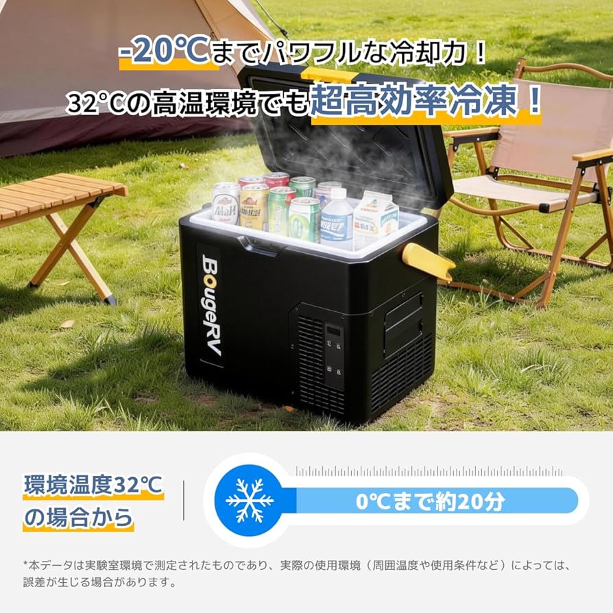Amazon.co.jp: 【防災認定】【急速冷凍＆バッテリー内蔵可能】BougeRV
