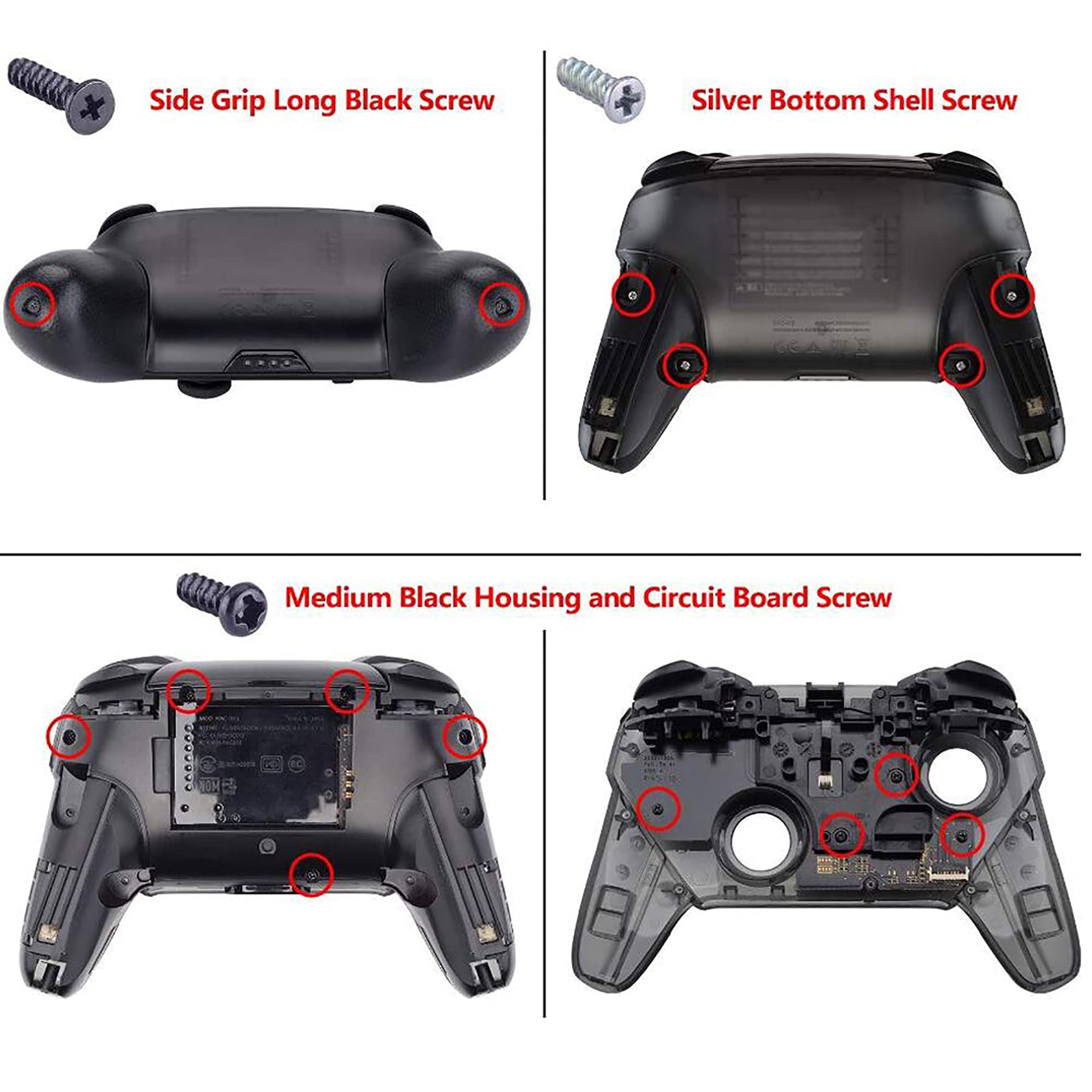 Amazon.co.jp: eXtremeRate プロコン switchに対応用ABXY D-pad ZR ZL