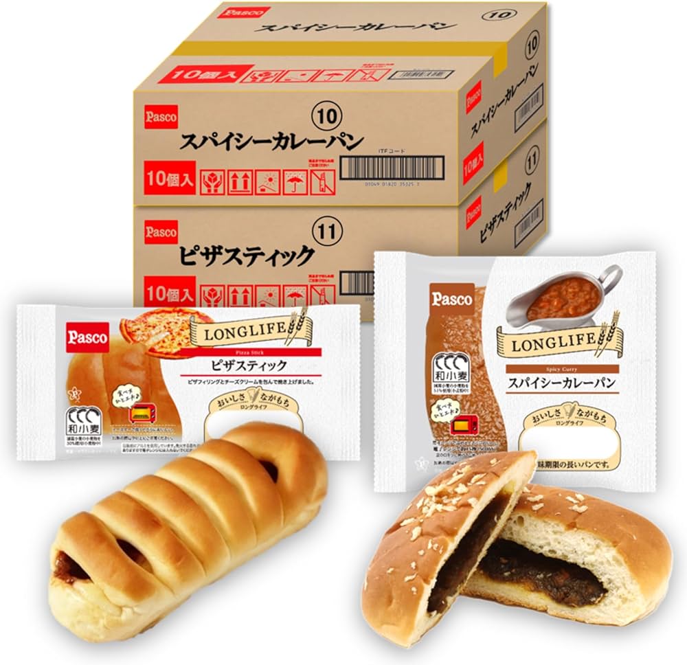 Amazon | Pasco ロングライフブレッド 惣菜パンセット（2種20個入