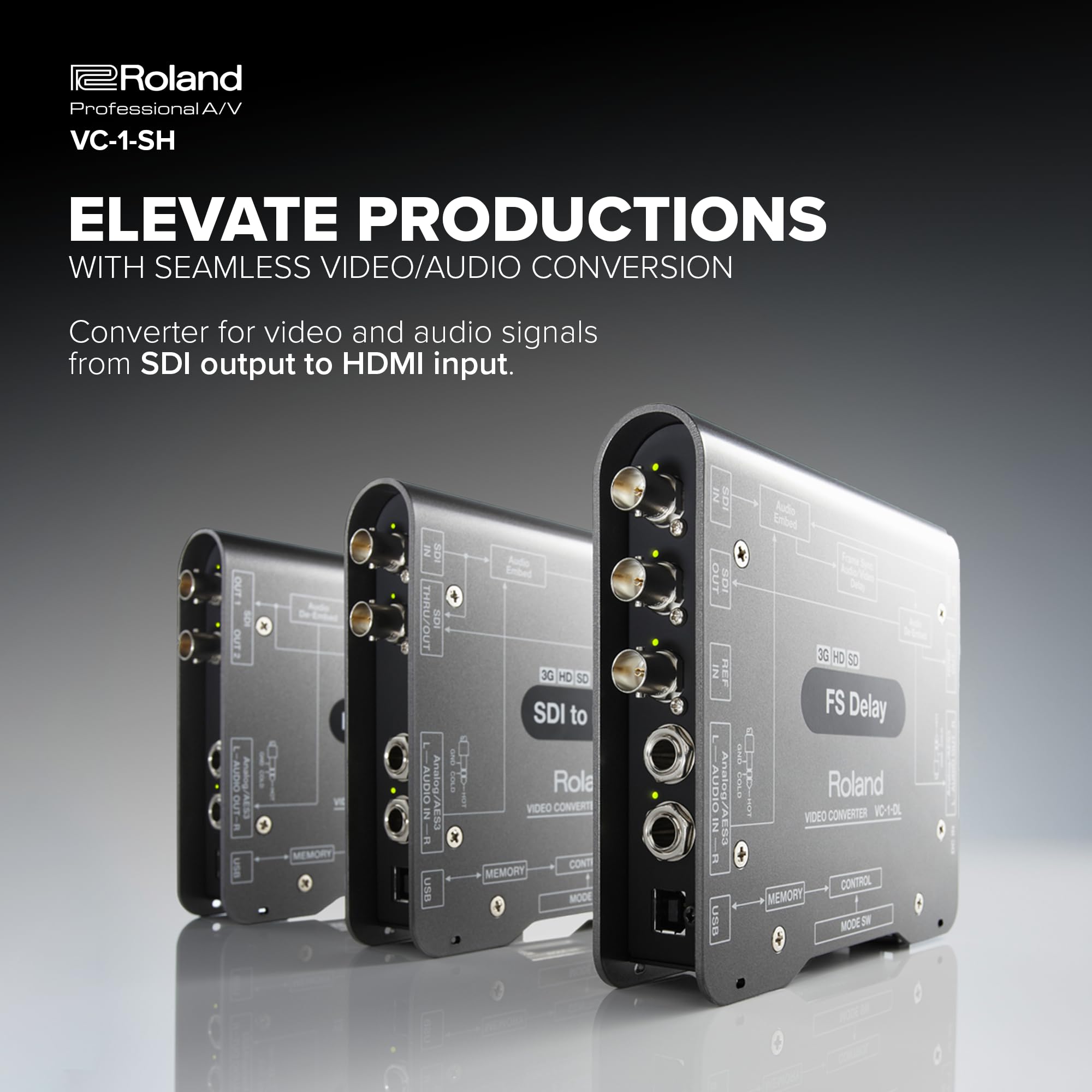 Amazon.co.jp: Roland VC-1-SH SDI - HDMI ビデオコンバーター