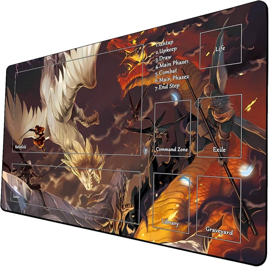 Amazon.com: MTG Playmat, Game Play Mat for MTG TCG 24 x 14 inches