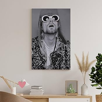 Amazon.co.jp: カート・コバーンのポスター - ニルヴァーナ・ロック