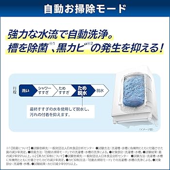 Amazon | 東芝 全自動洗濯機 8kg AW-8DH2(W) ZABOON 抗菌 ウルトラ