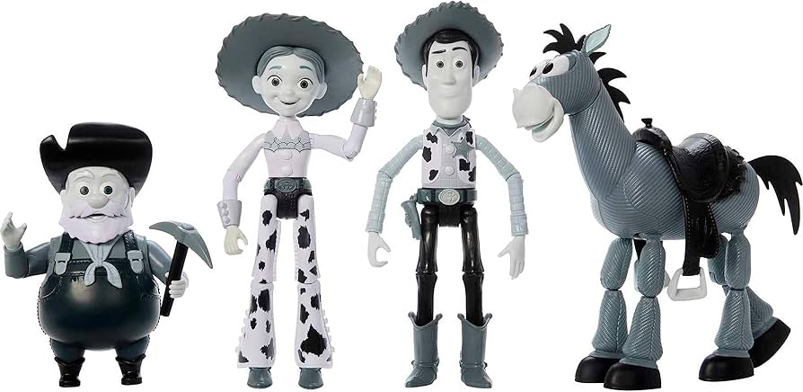 Amazon.com: Mattel Disney and Pixar Toy Story Set with 4 Action
