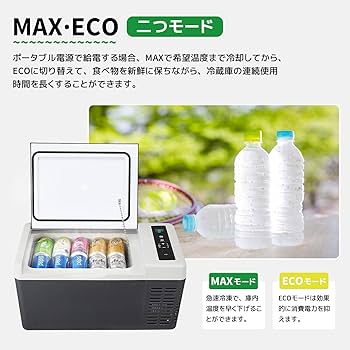 Amazon.co.jp: F40C4TMP ポータブル冷蔵庫 車載冷蔵庫 22L -22℃～10