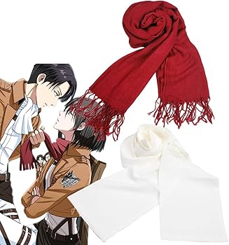 Amazon.co.jp: 進撃の巨人 マフラー 兵長 ミカサ スカーフ ロング
