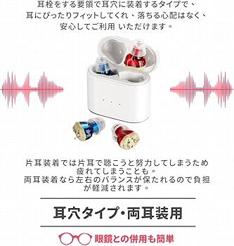 Amazon.co.jp: 正規品 SUPLI 会話のしやすさ 両耳装用 集音器 音声拡張