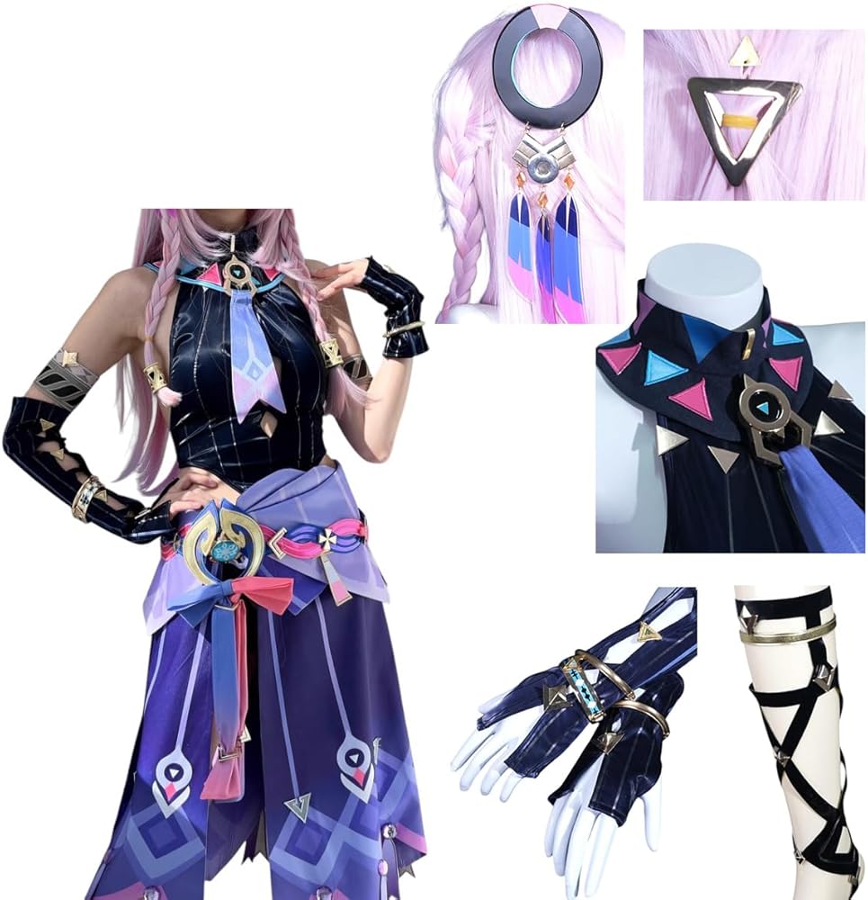 Amazon.co.jp: 【Azuiblc】コスプレ衣装 原神 シトラリ 髪飾り付き