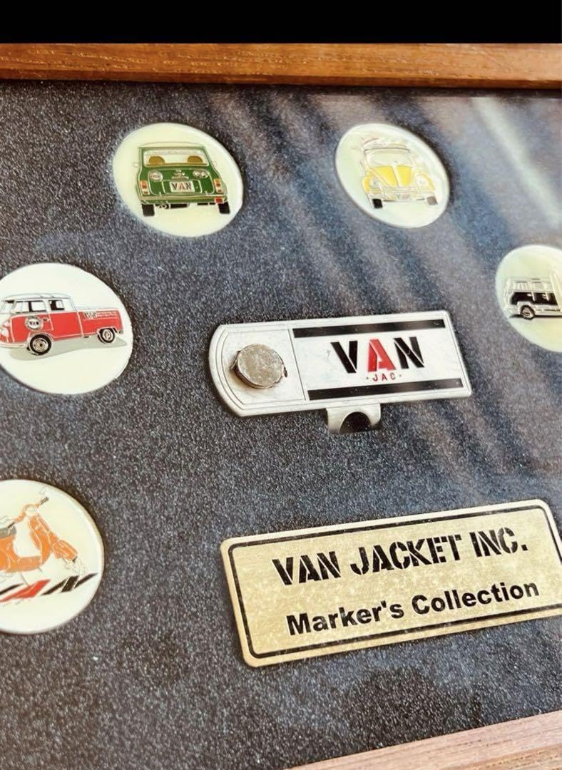 Amazon.co.jp: VANヂャケットゴルフ、マーカーコレクション6点セット