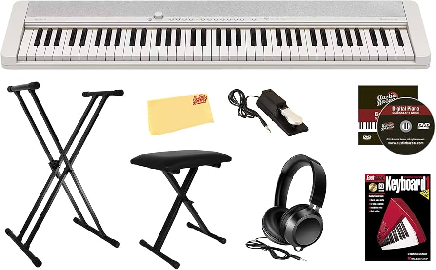 Amazon.com: Casio CT-S1 Casiotone 76-Key Portable Keyboard - White