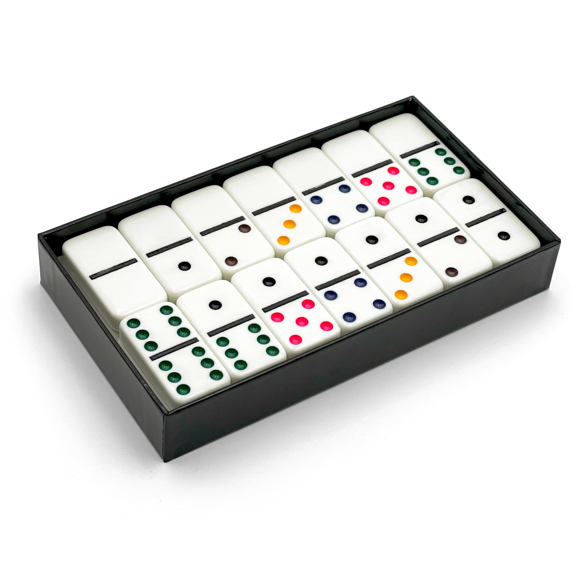Amazon.com: CHH 2322 Double 6 Jumbo Dominoes with Color Dot, 8.25