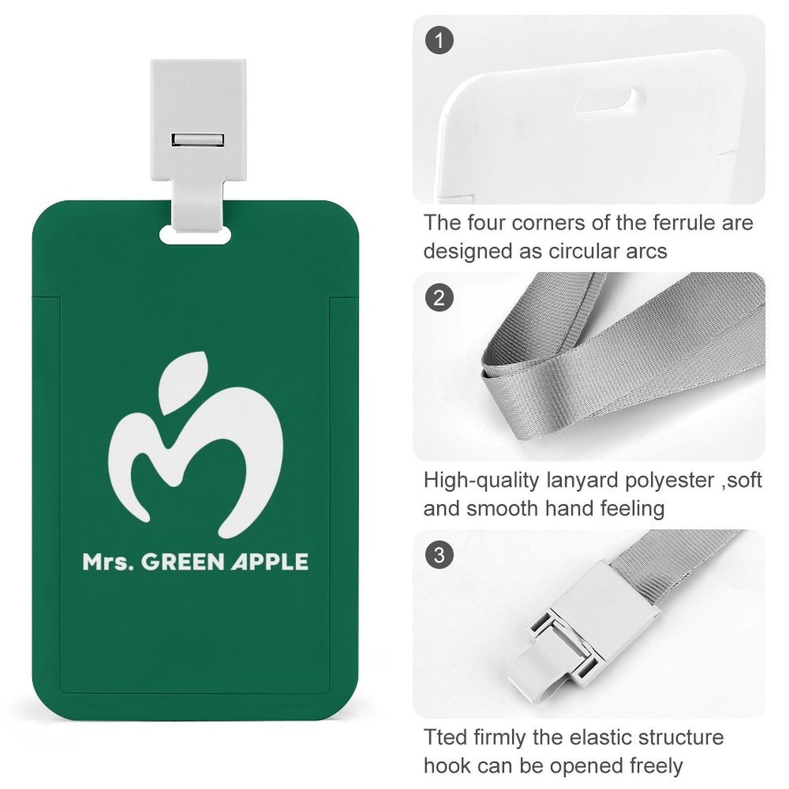 Amazon.co.jp: ミセス・グリーン・アップル IDカードホルダー 名札
