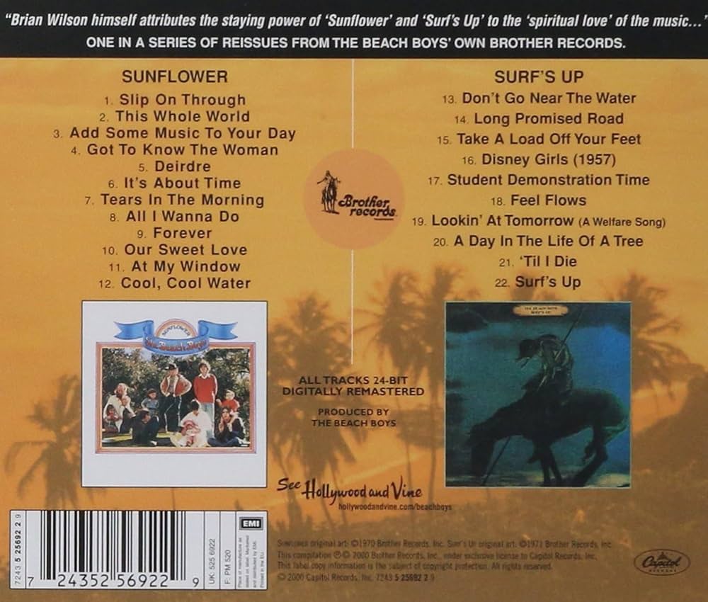 The Beach Boys - Sunflower / Surf's Up [CD] - Amazon.com Music
