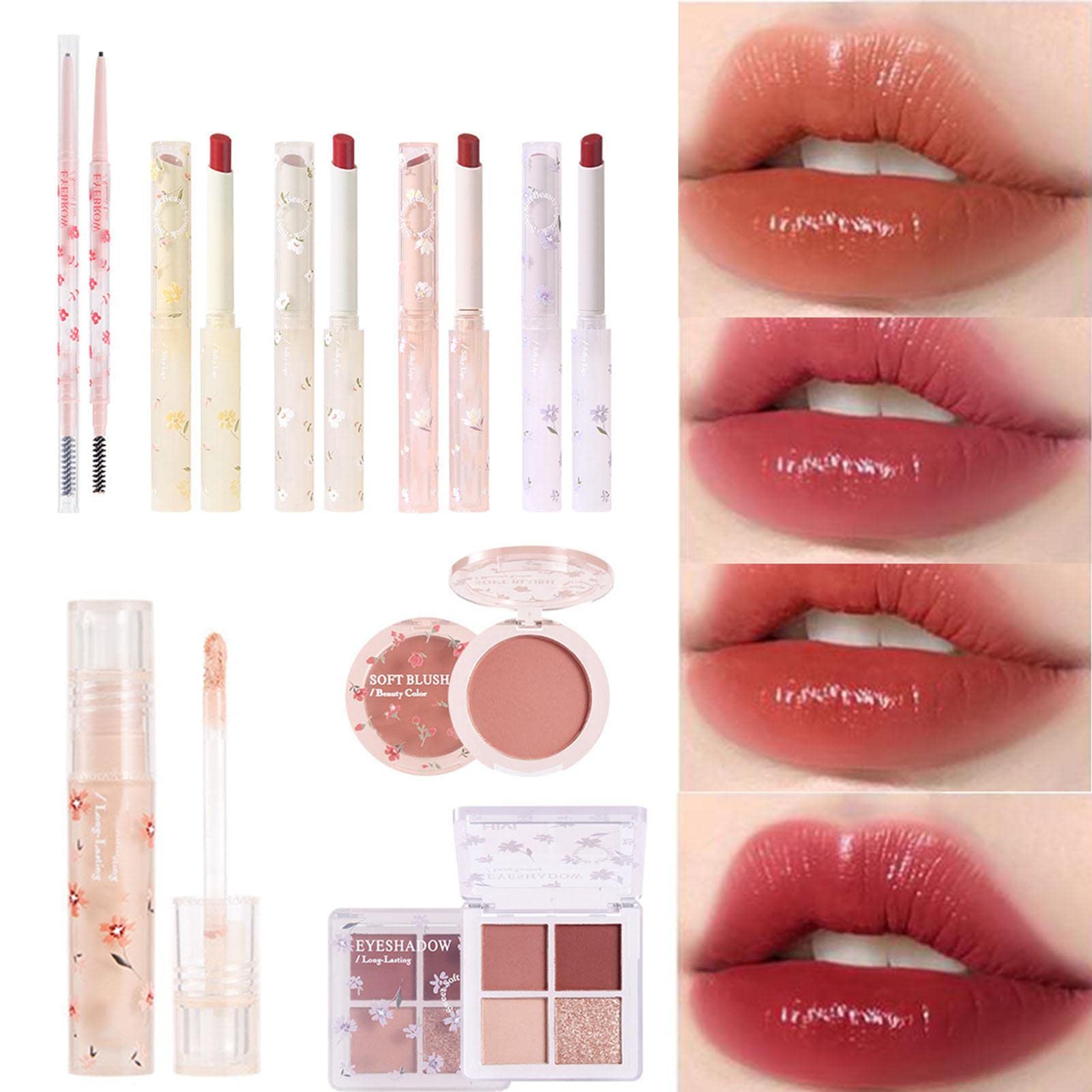 Amazon.co.jp: フル美容メイクアップ 8点セット 人気化粧品セット フル