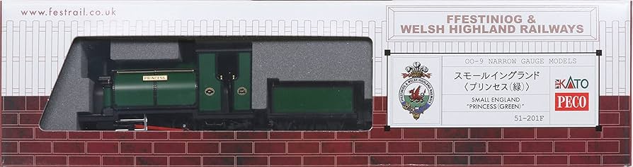 Amazon | KATO/PECO OO-9 スモールイングランド プリンセス 緑 51-201F