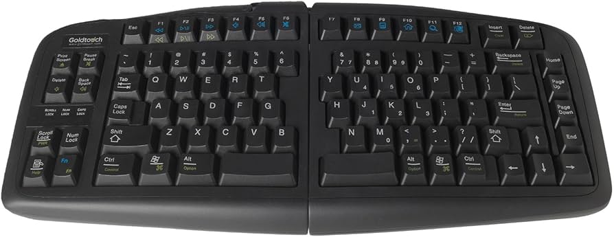 Goldtouch R-Go Tools Adjustable QWERTY Keyboard V2 for PC/Mac