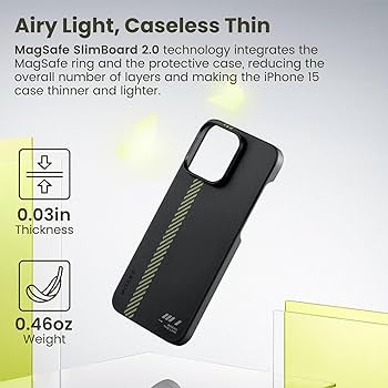 Amazon.com: pitaka Case for iPhone 15 Pro Compatible with MagSafe