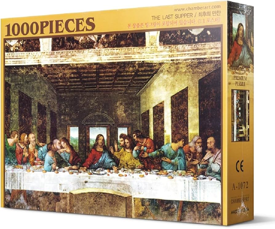 Amazon.co.jp: Chamberart 1000ピース パズル 最後の晩餐／1000 pieces