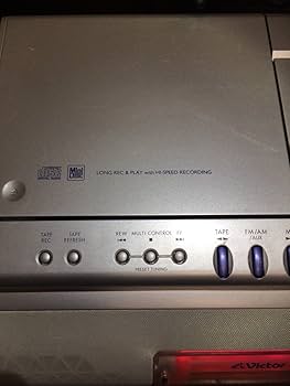 Amazon.co.jp: ビクター Victor MDLP/CD/カセット搭載ラジカセ RC-X5MD