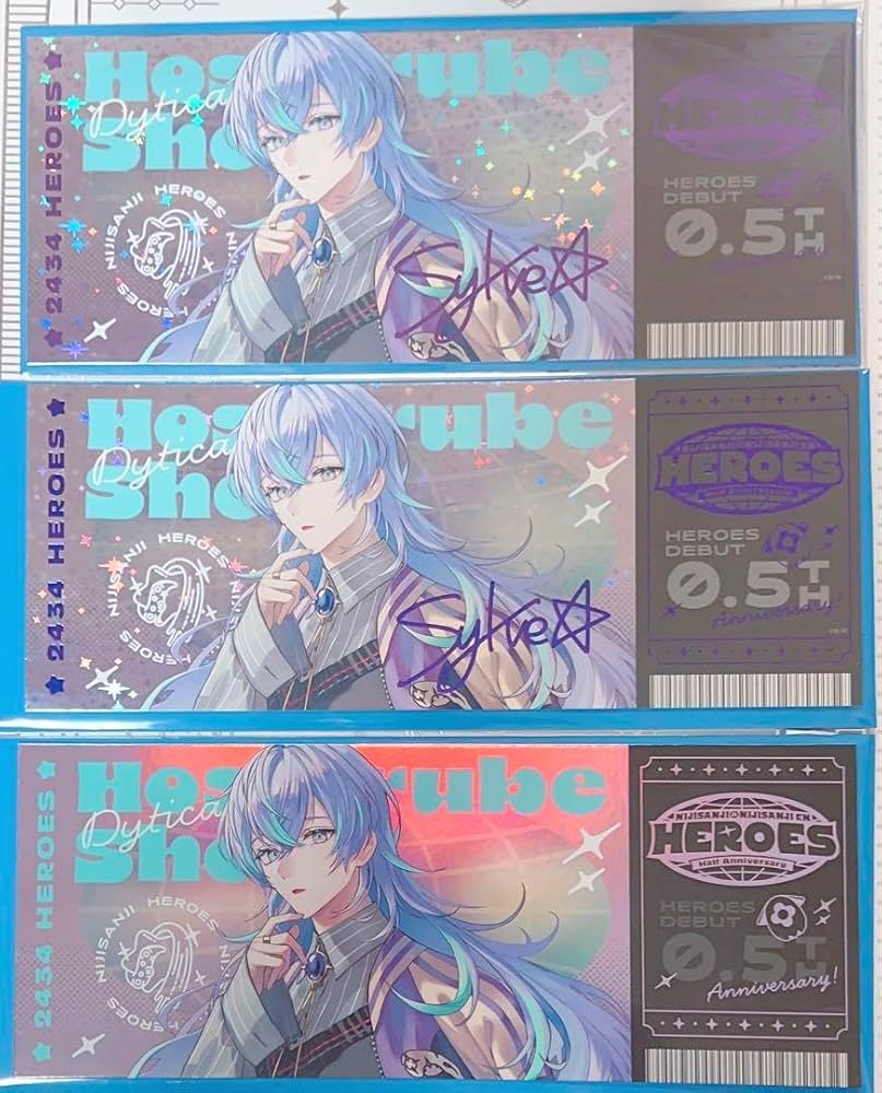 Amazon.co.jp: にじさん 星導ショウ チケット サイン ノーマルセット