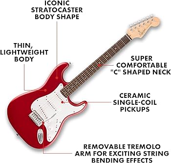 Amazon.com: Fender Squier Debut Series Stratocaster Electric