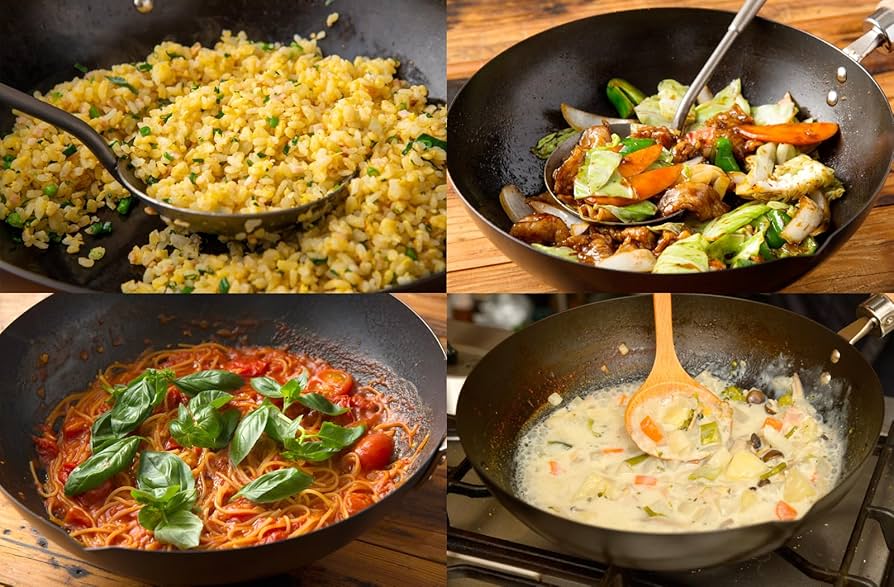 Amazon.co.jp: リバーライト 極JAPAN 鉄 フライパン 深型 炒め鍋 22cm