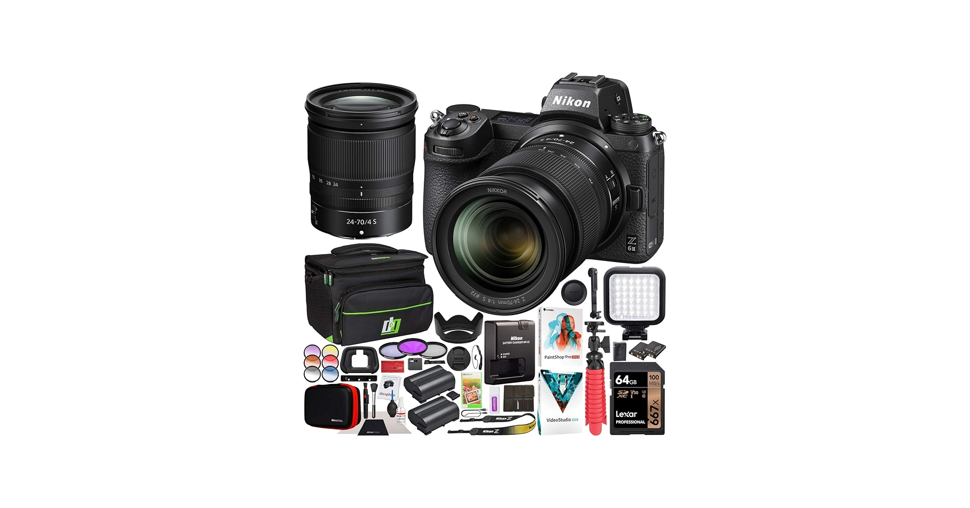 Amazon.com : Nikon Z6II Mirrorless Camera Body + NIKKOR Z 24-70mm