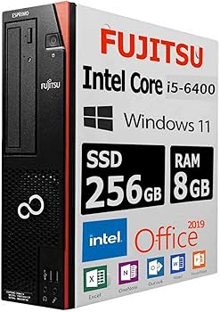 Amazon | 【整備済み品】富士通 デスクトップPC D586/第6世代 i5-6400