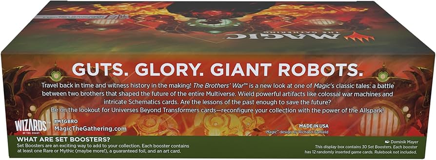 Amazon.co.jp: マジック:ザ・ギャザリング 兄弟戦争セット・ブースター