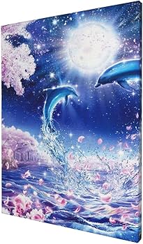 Amazon.co.jp: イルカラッセン サクラファンタジー 壁掛け 壁の絵