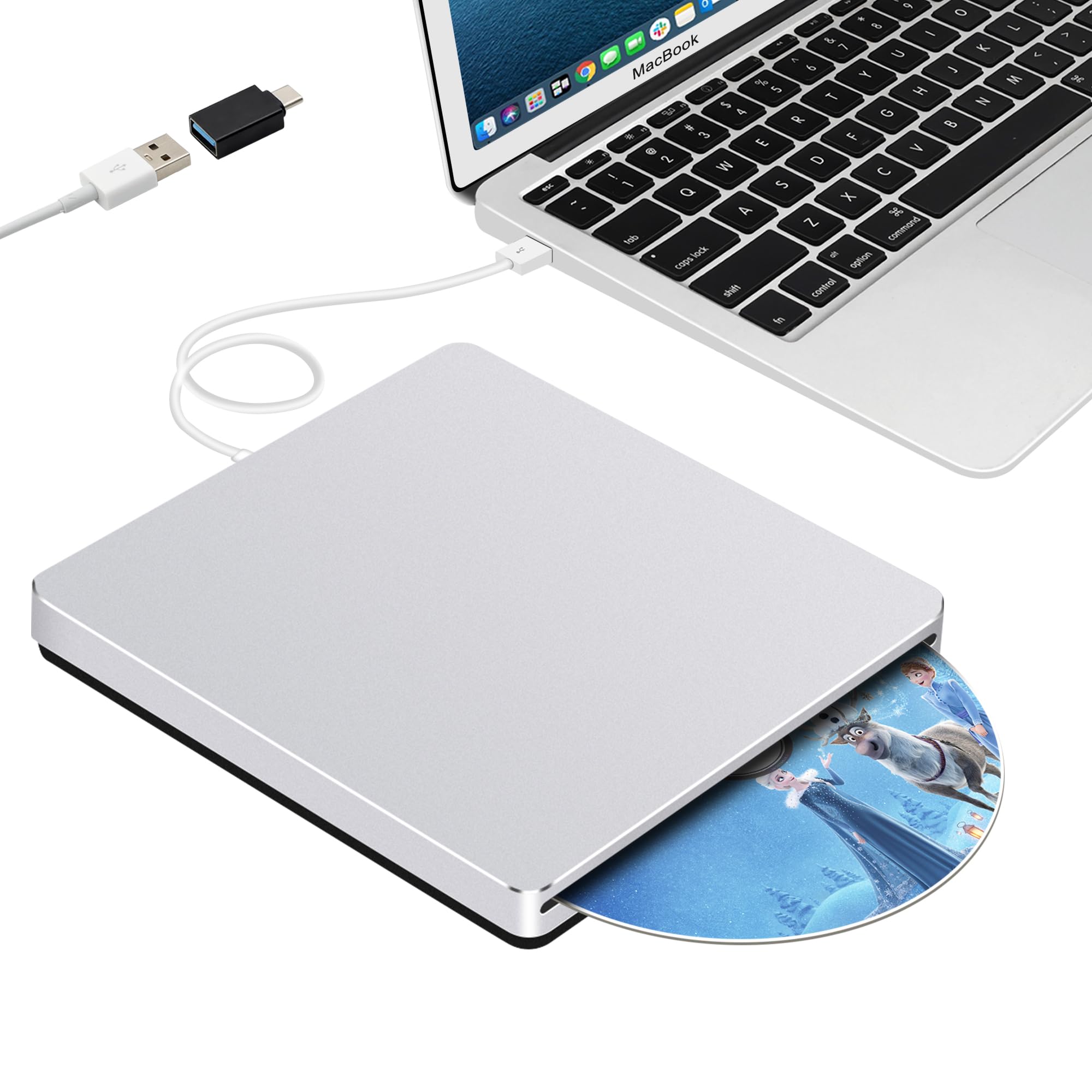 Amazon.com: Guamar External CD Drive for Mac: USB 3.0 Superdrive