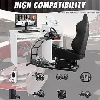 Amazon.co.jp: シム レーシング コックピット、シート バックレスト