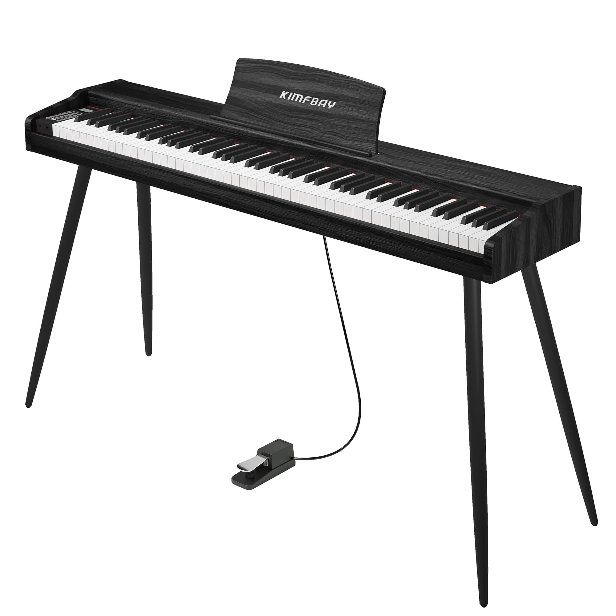 Amazon | KIMFBAY 電子ピアノ 88鍵盤 木製 電子 ピアノ 88鍵 Digital