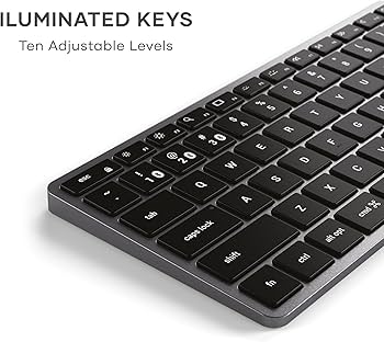 Amazon.com: Satechi Slim X1 Bluetooth Backlit Keyboard for Mac