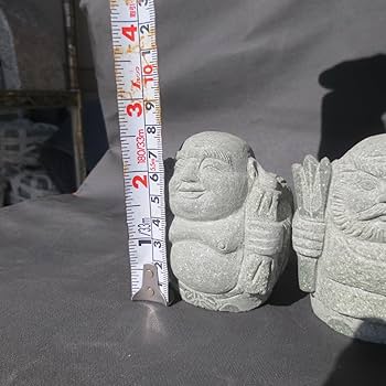Amazon.co.jp: 七福神 置物 石 御影石 石材 彫刻品 オブジェ 縁起物